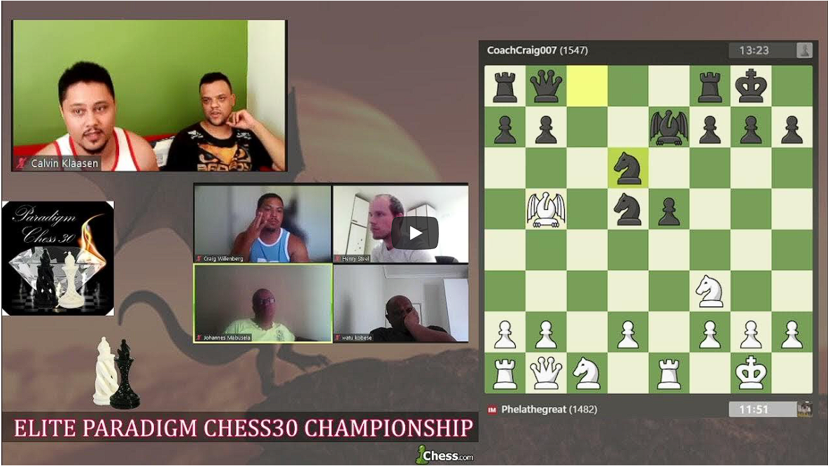 Paradigm Chess30 - Elite Tournament - Round 6+7